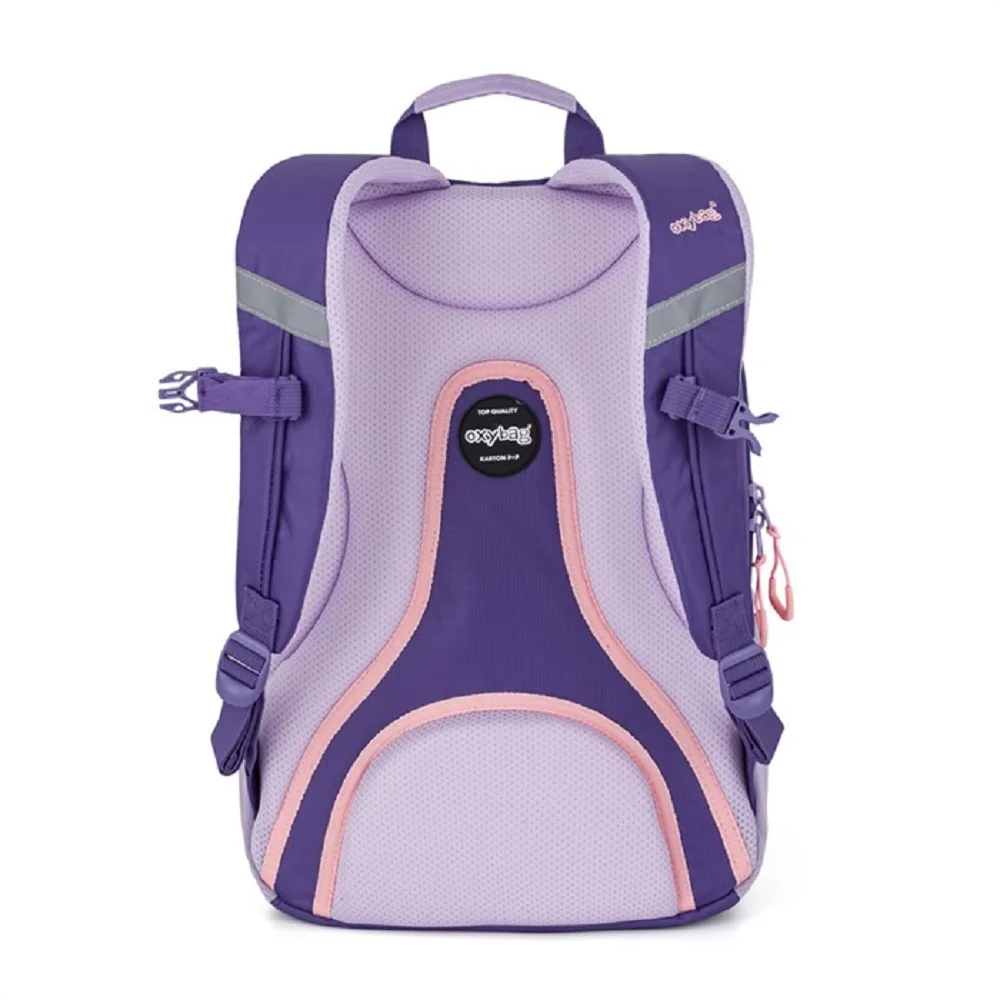 Študentský batoh OXY SPORT Half Violet s peračníkom Set 2 ks, fialový