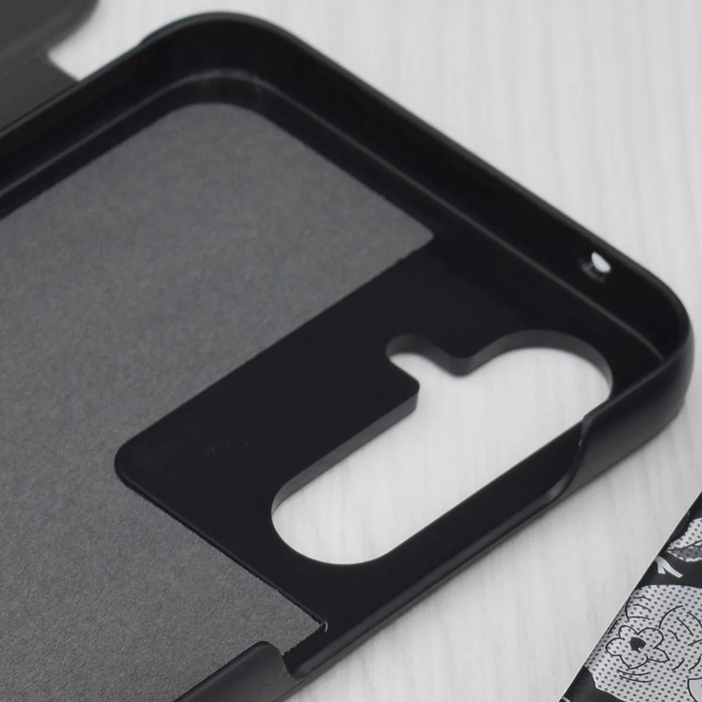 Knižkové púzdro View Case pre Samsung Galaxy A35 Čierna, 1 ks
