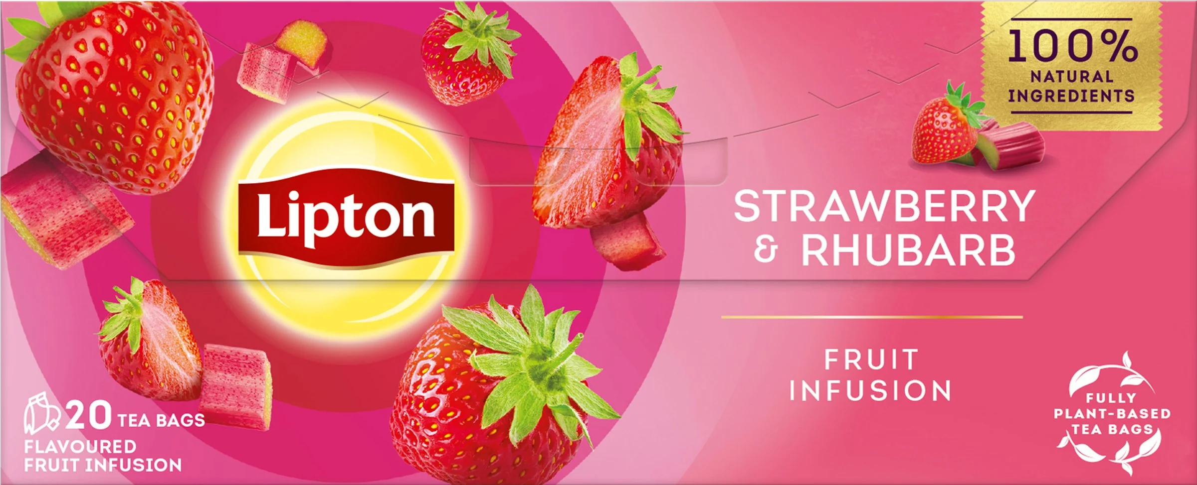 Lipton Strawberry with Rhubarb 1,7g 20 ks