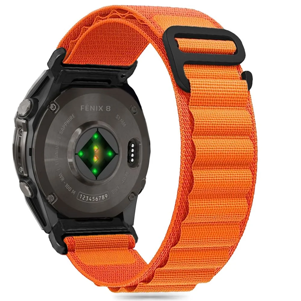 Tech-Protect Nylon Pro remienok na Garmin Fenix 5 / 6 / 6 Pro / 7 / 8 47mm / E, orange