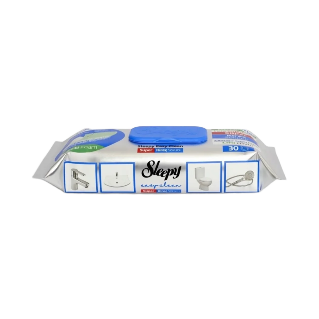 Sleepy Easy Clean vlhčené obrúsky na odstránenie vodného kameňa výhodné balenie 90 ks (3x30 ks)