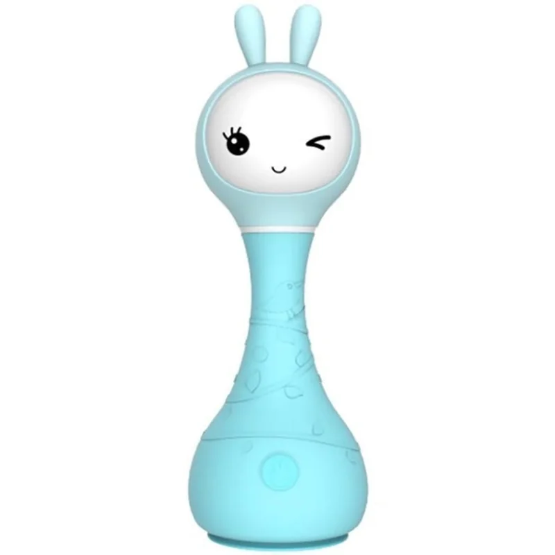 Alilo Smarty Bunny interaktívna hrkálka zajko s rozpoznávaním farieb modrá