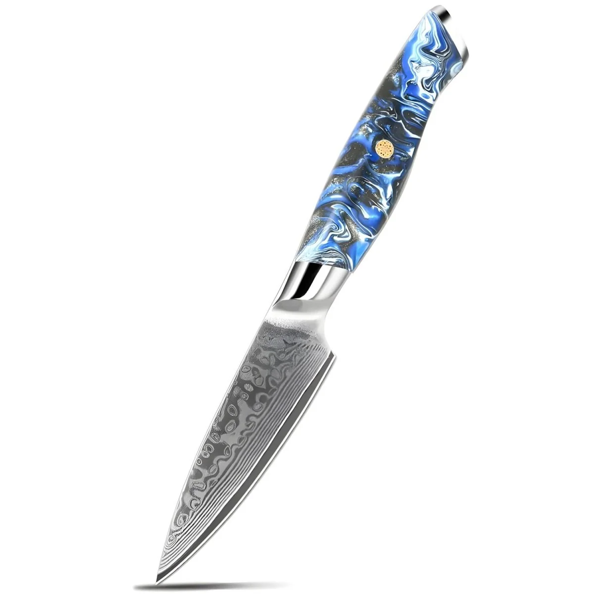 Damaškový kuchynský nôž Akio-Paring 21,2cm, čepeľ 9,5cm