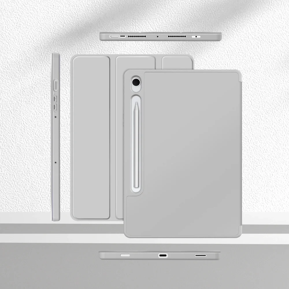 Tech-Protect SC Pen puzdro na Samsung Galaxy Tab S9 11'' / S9 FE / S10 FE / S10 Lite 10.9'', sivé FE / S10 Lite 10.9'', sivé