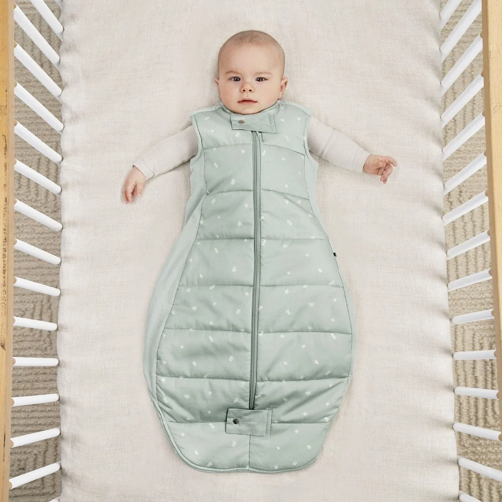 Vak na spanie organická bavlna Sheeting Sage 8-24 m, 8-14 kg, 2,5 tog
