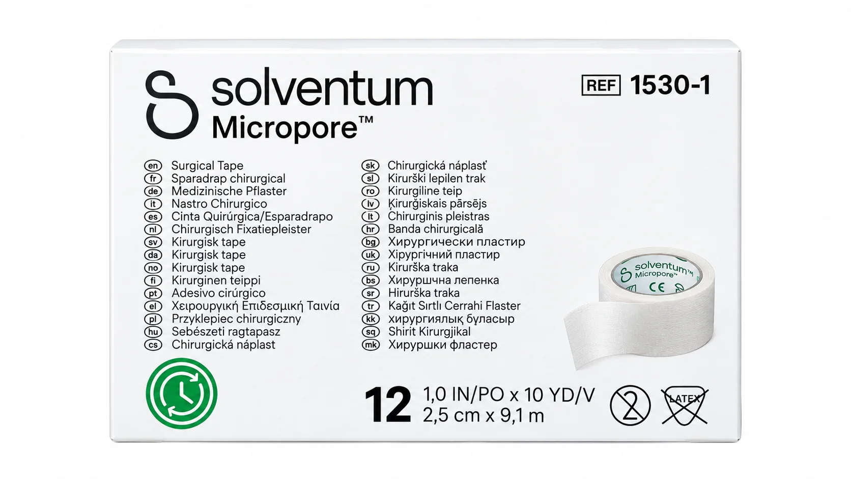 SOLVENTUM MICROPORE 15301 12 ks