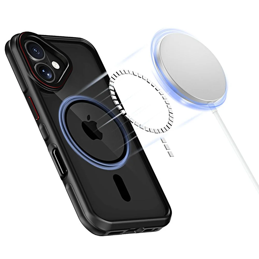 Tech-Protect Hybrid MagSafe kryt na iPhone 16, čierny