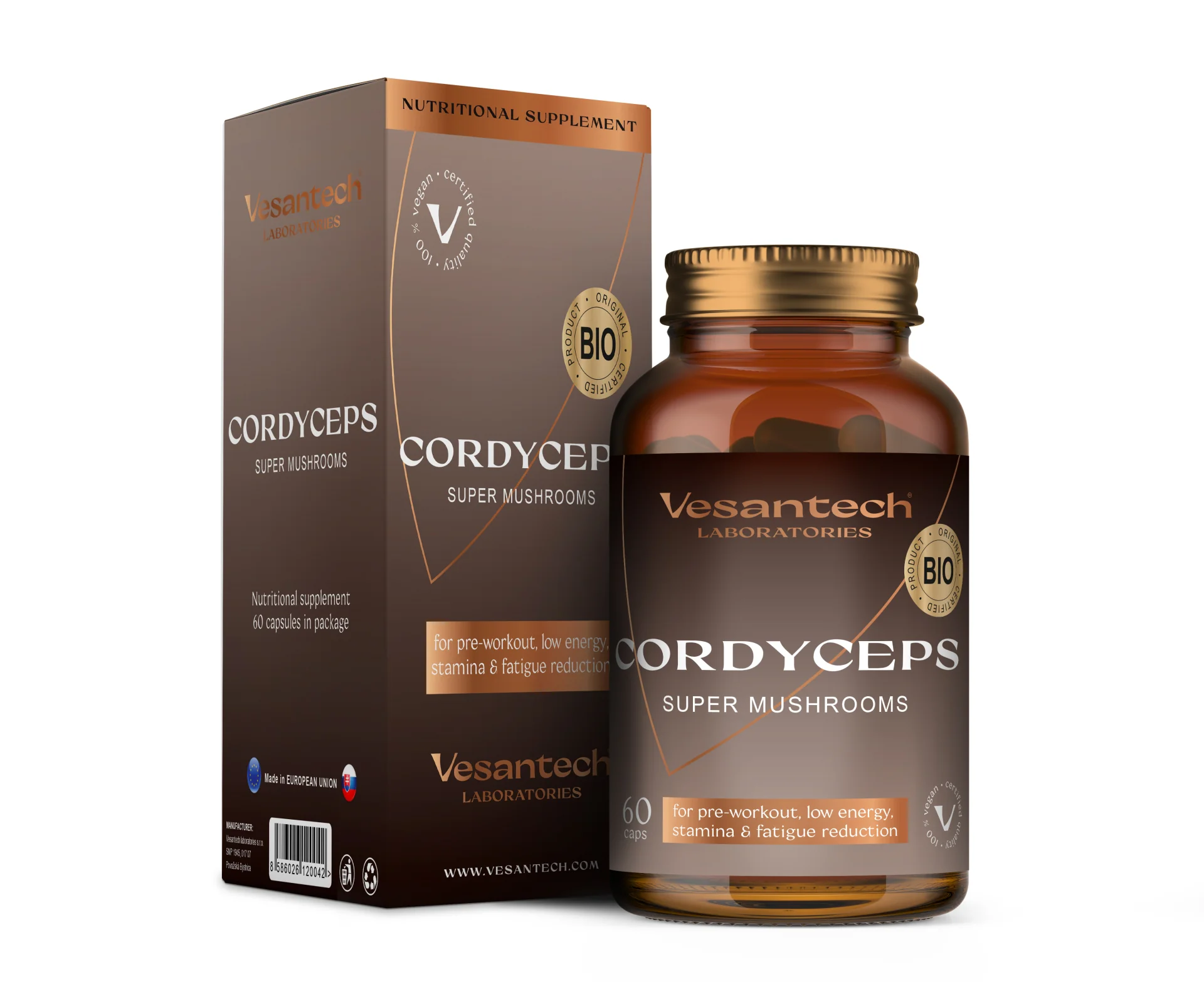 Cordyceps Vesantech super mushrooms 60 cps