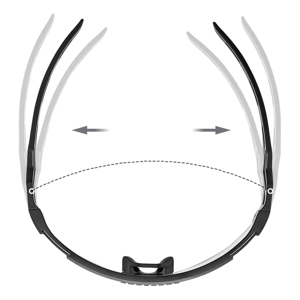 Rockbros RB3006 Polarized cyklistické okuliare, číre / fialové