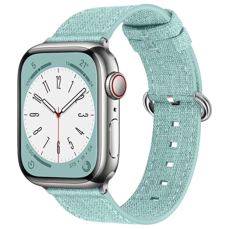 BStrap Denim remienok na Apple Watch 38/40/41mm light green