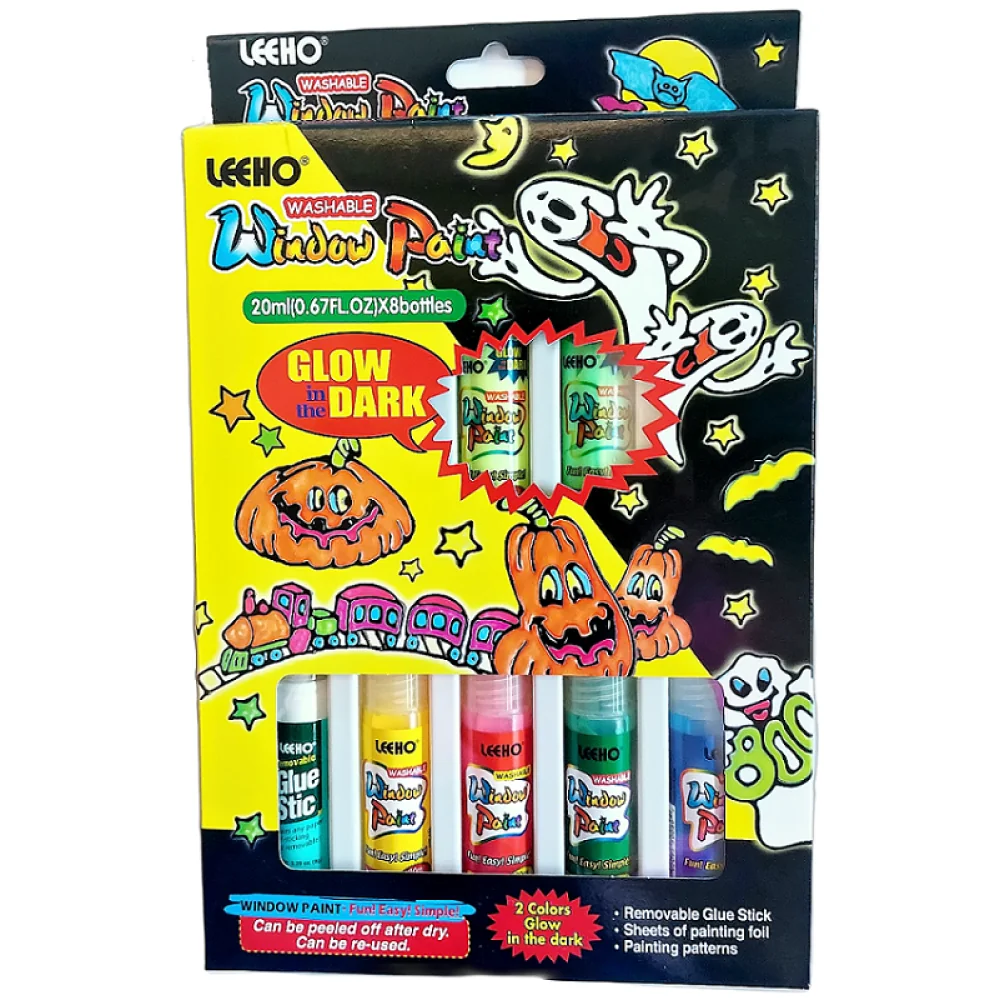 Farby na sklo 20 ml glow  8 ks-MOVEO