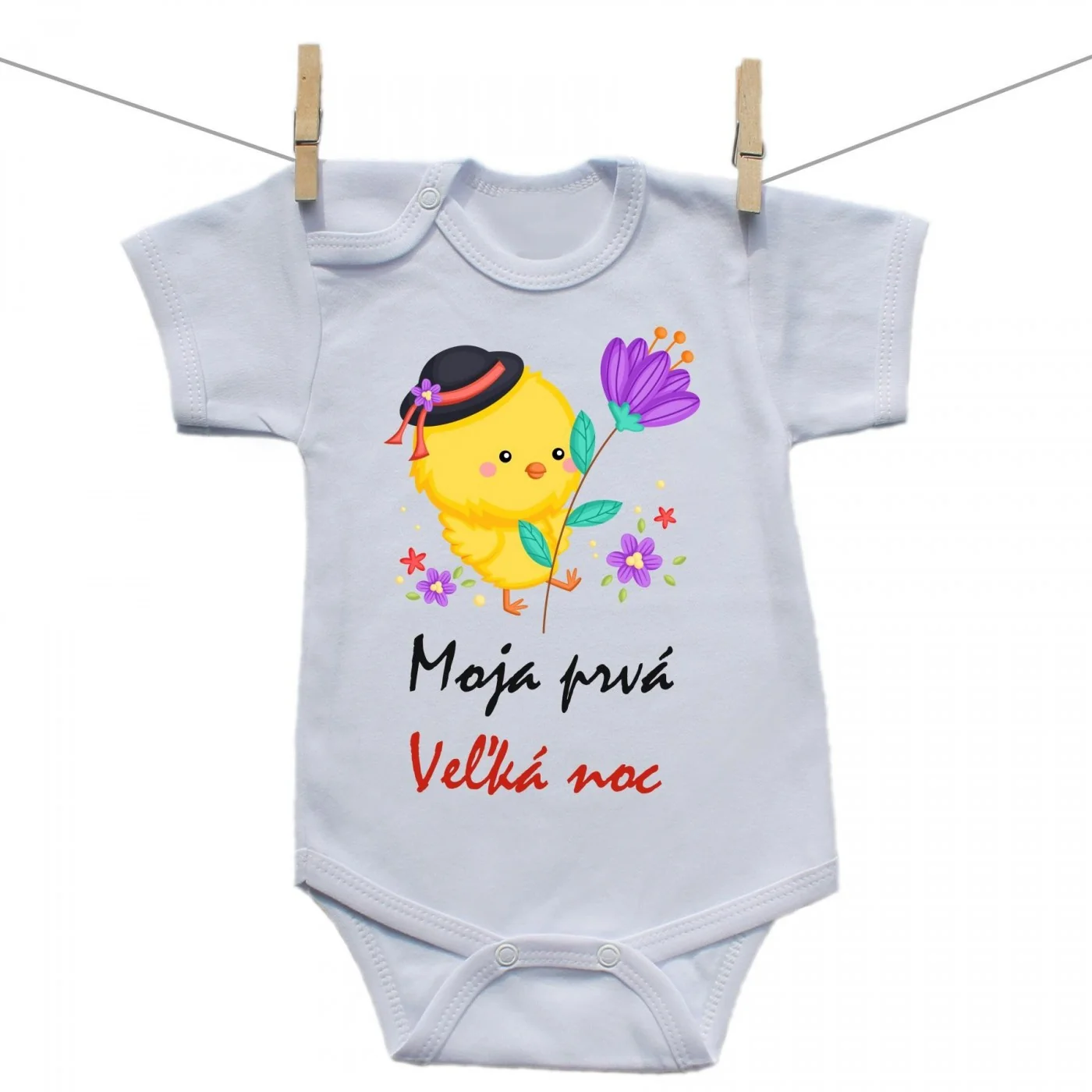 Boodyy Body s krátkym rukávom Moja prvá Veľká noc Chlapec Veľkosť: 50