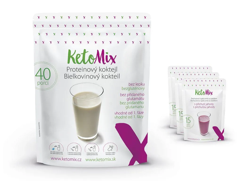 Ketomix Proteinovy Kokteil Kava L.Plody Kokos