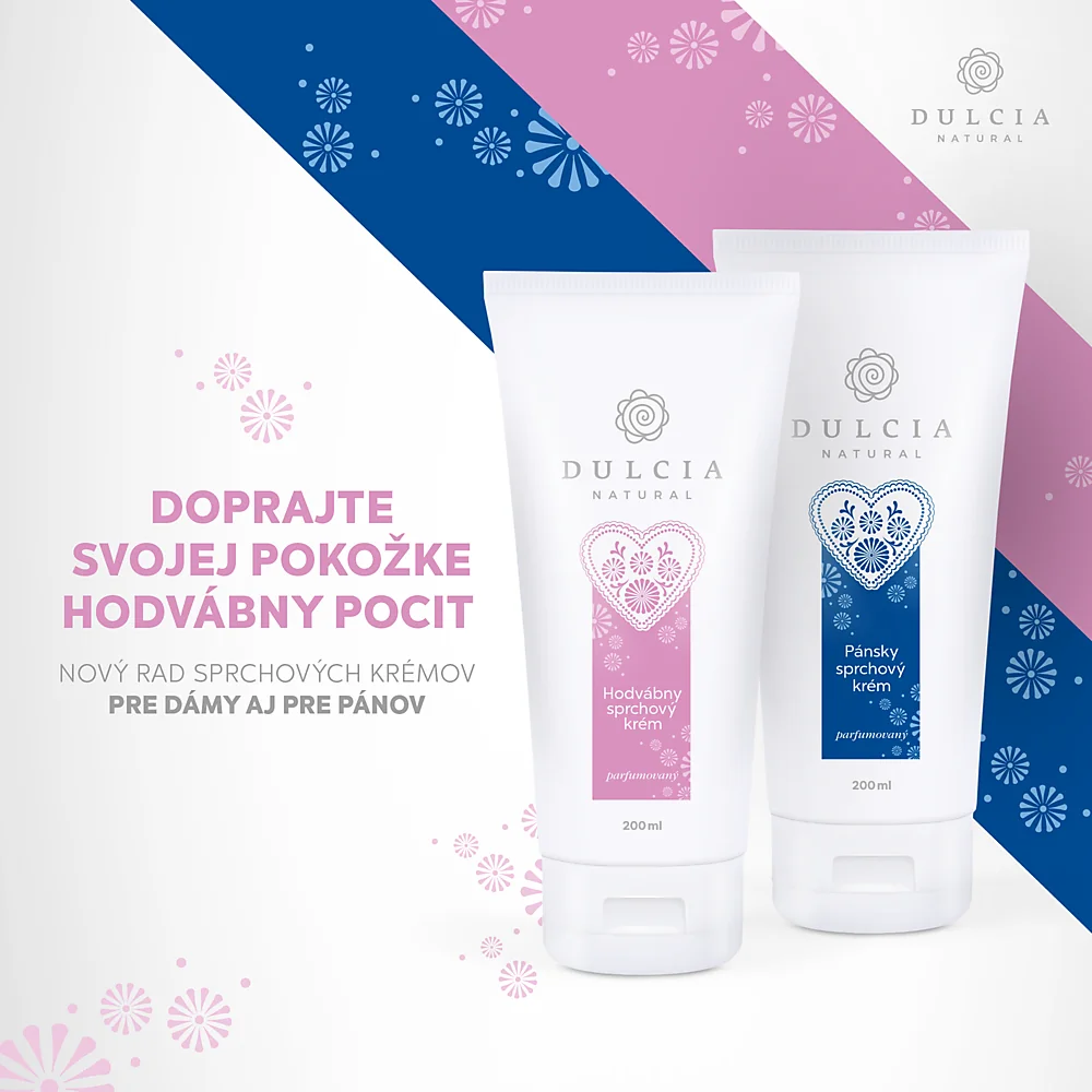 Dulcia natural - Hodvábny sprchový krém Silky shower cream