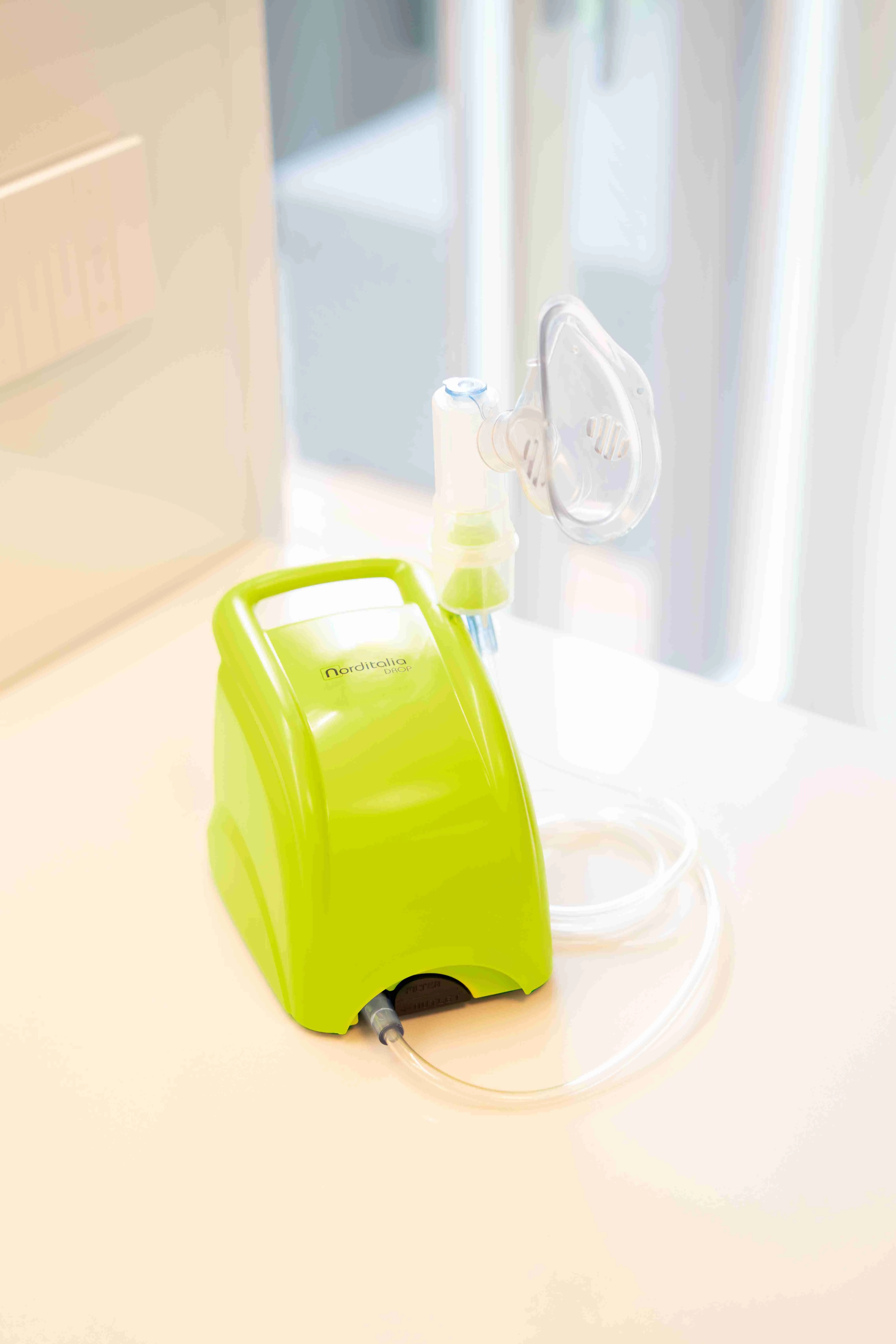 Norditalia Drop kompresorový inhalátor 1×1 ks, kompresorový inhalátor
