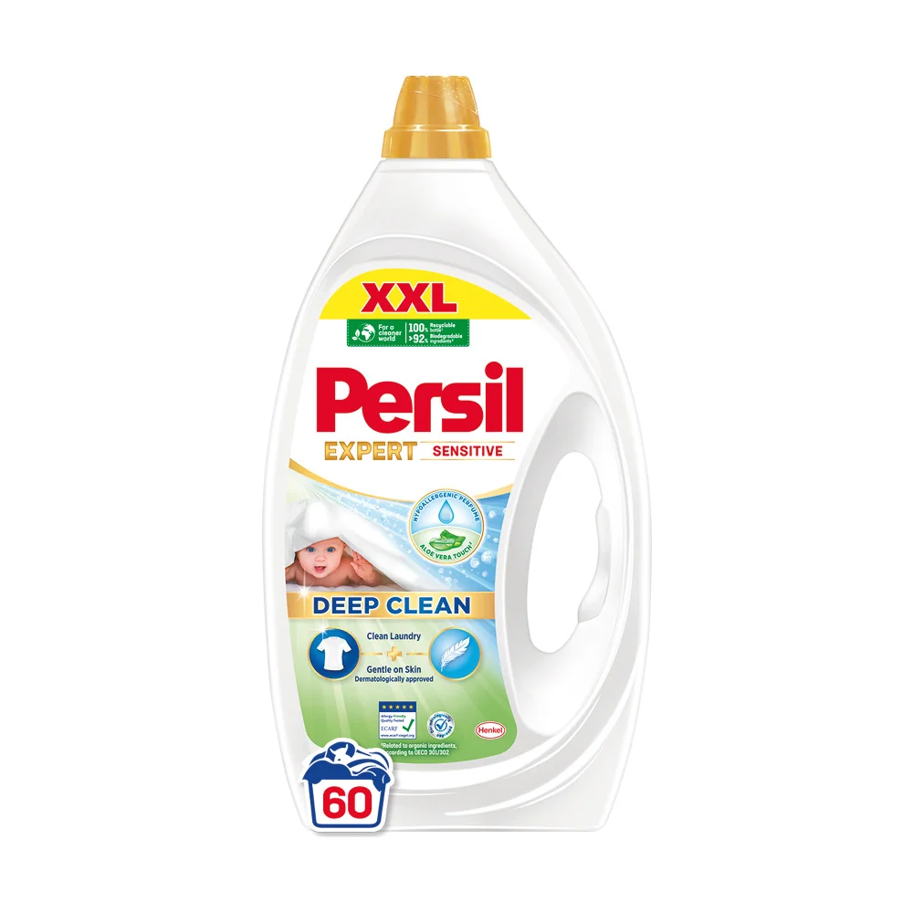 Persil prací gél Expert Sensitive 60 praní, 2,7 l 1×2700 ml, prací gél