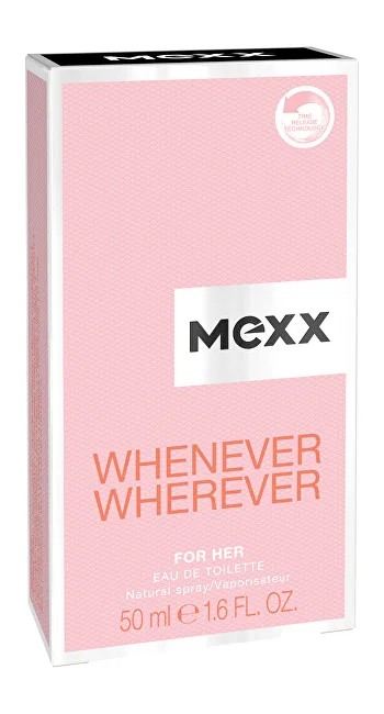 Mexx Whenever Wherever Edt 50ml 1×50 ml, toaletná voda