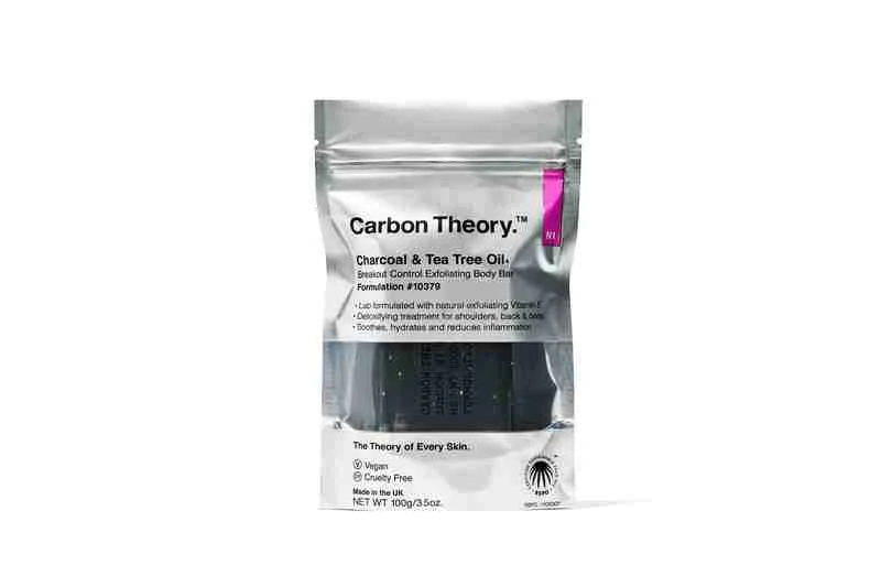Carbon Theory, Exfoliating Body Bar 100 g, tuhé mydlo
