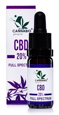 CANNABIOpharm CBD 20% FULL SPECTRUM 1×10 ml, CBD olej