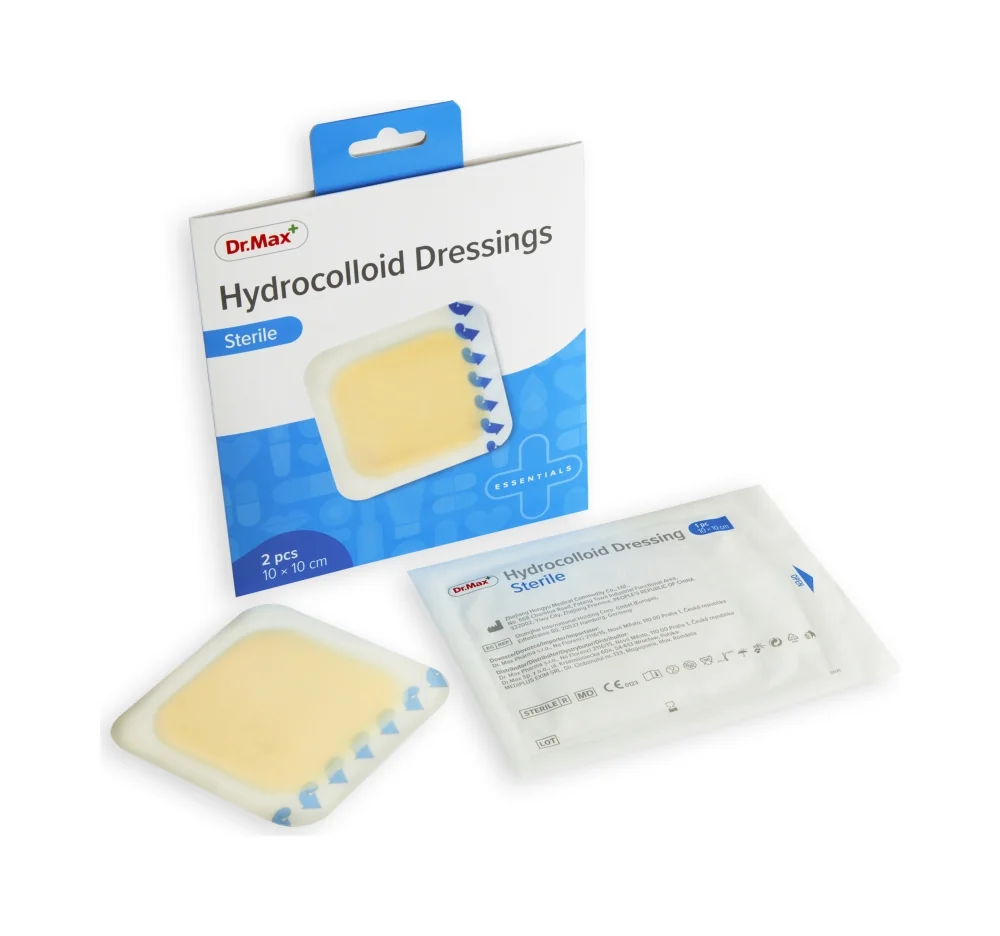 Max Dressing Dr. Max Hydrocolloid Dressings Sterile 10×10 cm 1×2 ks, hydrokoloidné ...
