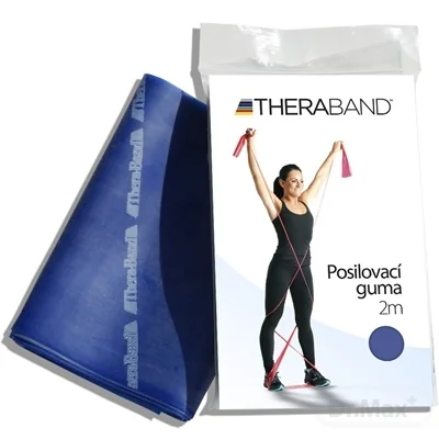Thera-Band posilňovacia guma 2 m, modrá, extra silná 1 ks