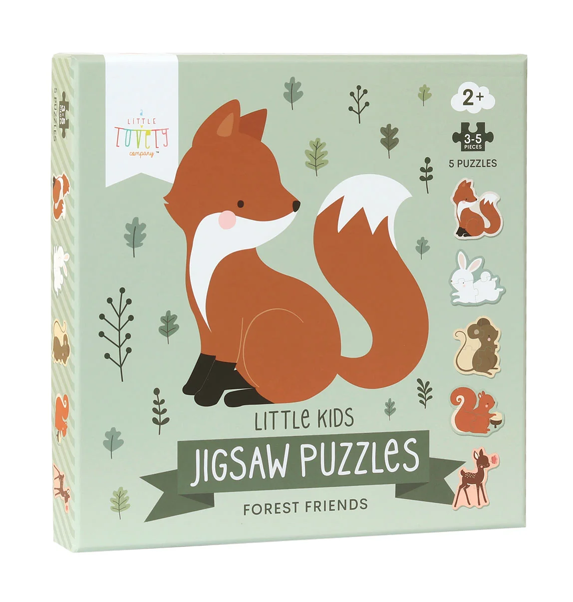 A Little Lovely Company - puzzle s lesnými zvieratkami