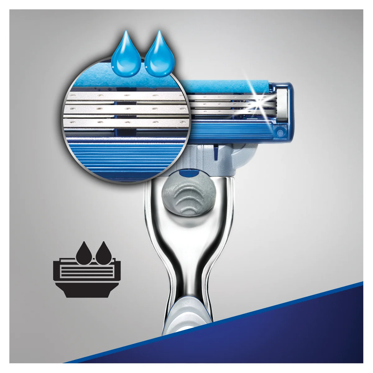 Gillette Mach3 Turbo 8 NH 1×1 set