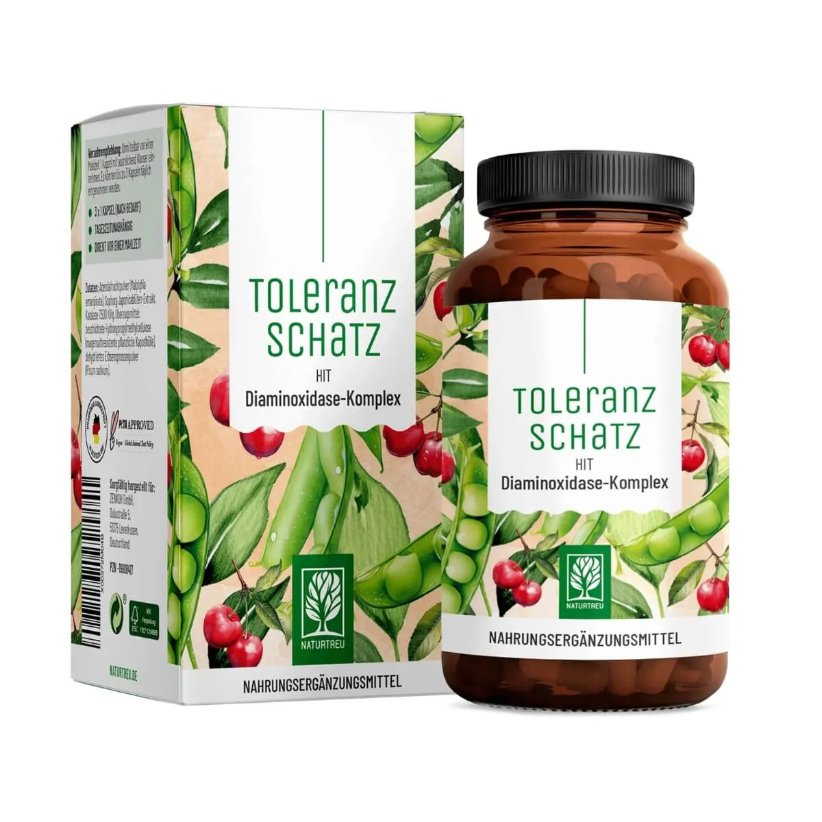 Naturtreu Tolerancia - DAO komplex (diamínoxidáza), 60 kapsúl