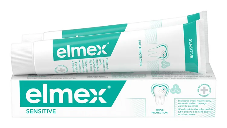 ELMEX Zubná pasta Sensitive Duo 2×75 ml, zubná pasta