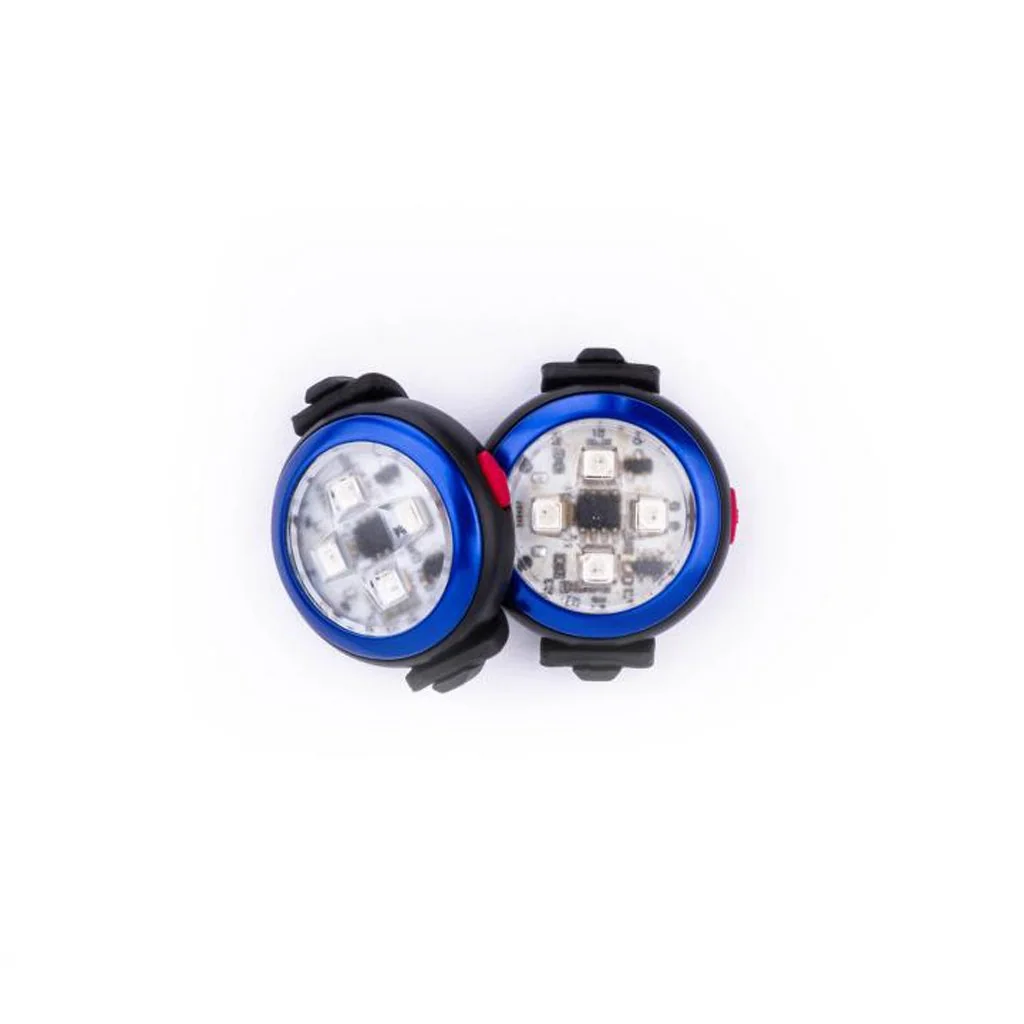 Luumi LED bezpečnostné svetielko dobíjacie na obojok BLUE