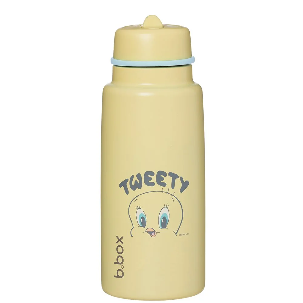 Nerezová termofľaša so slamkou 1 l Looney Tunes