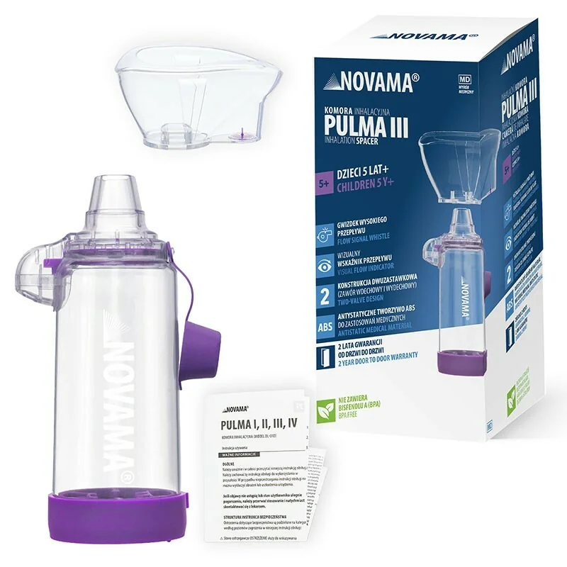 NOVAMA Pulma III inhalačná komora pre deti od 5 rokov