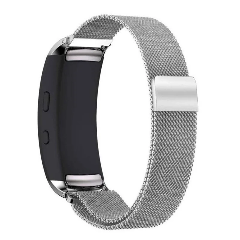BStrap Milanese remienok na Samsung Gear Fit 2 silver