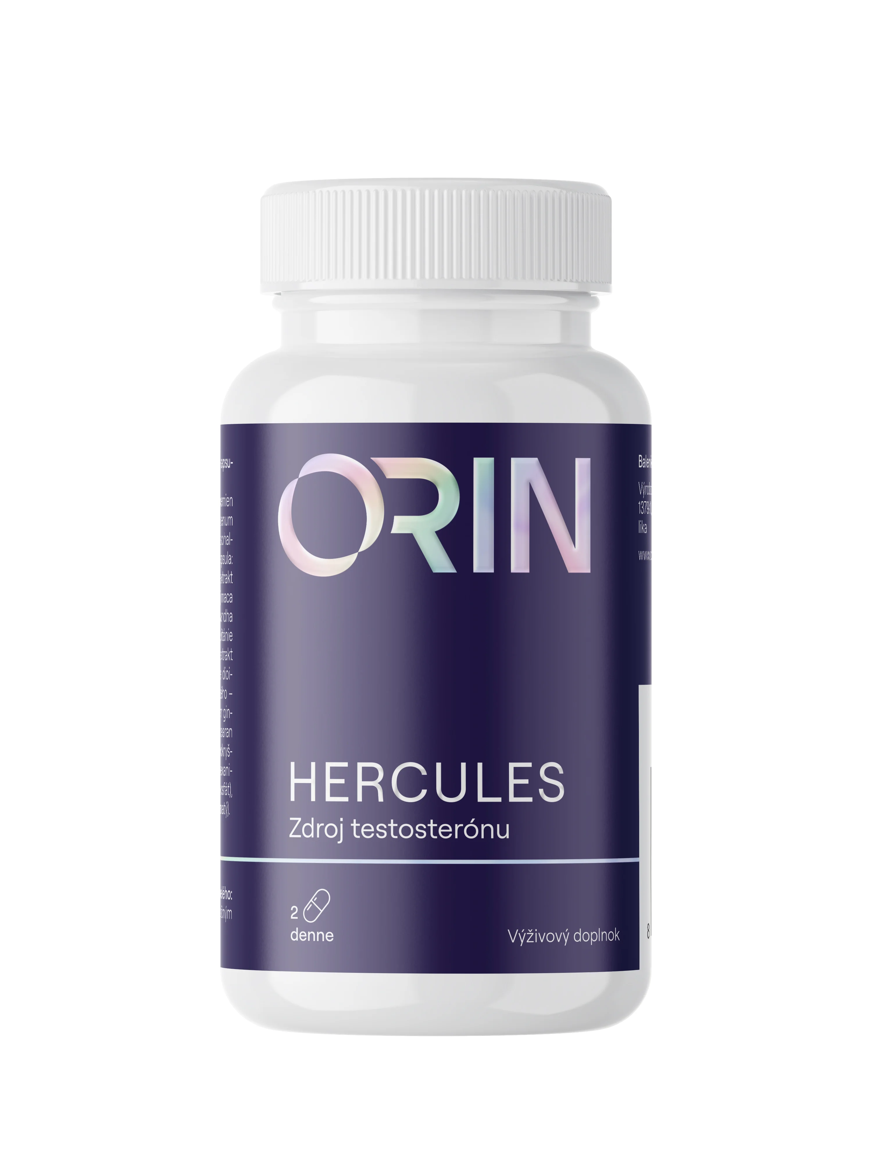 HERCULES prírodný zdroj testosterónu 60 kaps., 30 denných dávok