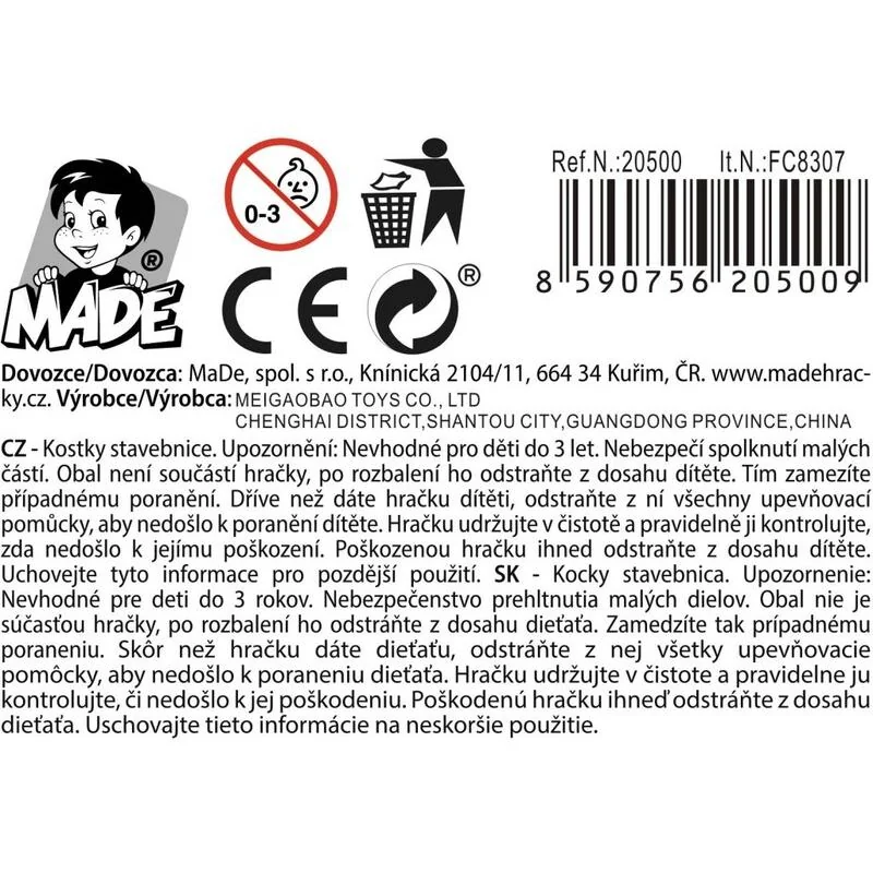 MADE - Stavebnica, kytica, 413 dielov