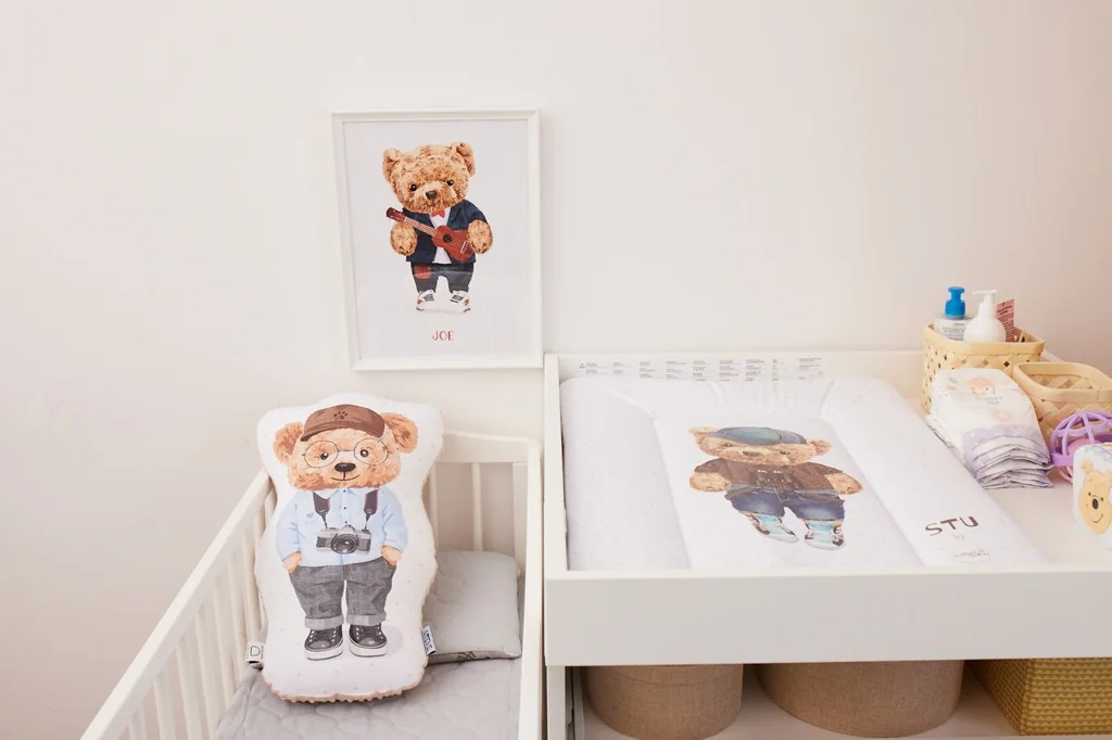 CEBA Podložka prebaľovacia mäkká (50x70) Fluffy Puffy Stu 1×1 ks