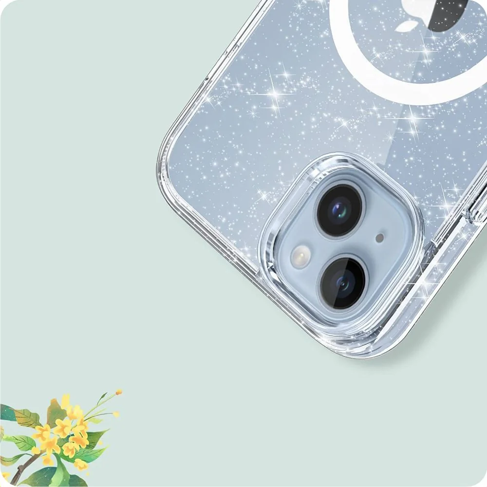 Tech-Protect FlexAir MagSafe kryt na iPhone 15 Pro, glitter