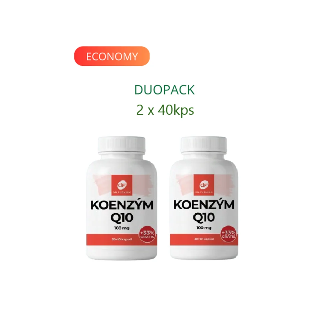 DR. FLEMING Koenzým Q10 100mg +33% gratis 80ks DUOPACK