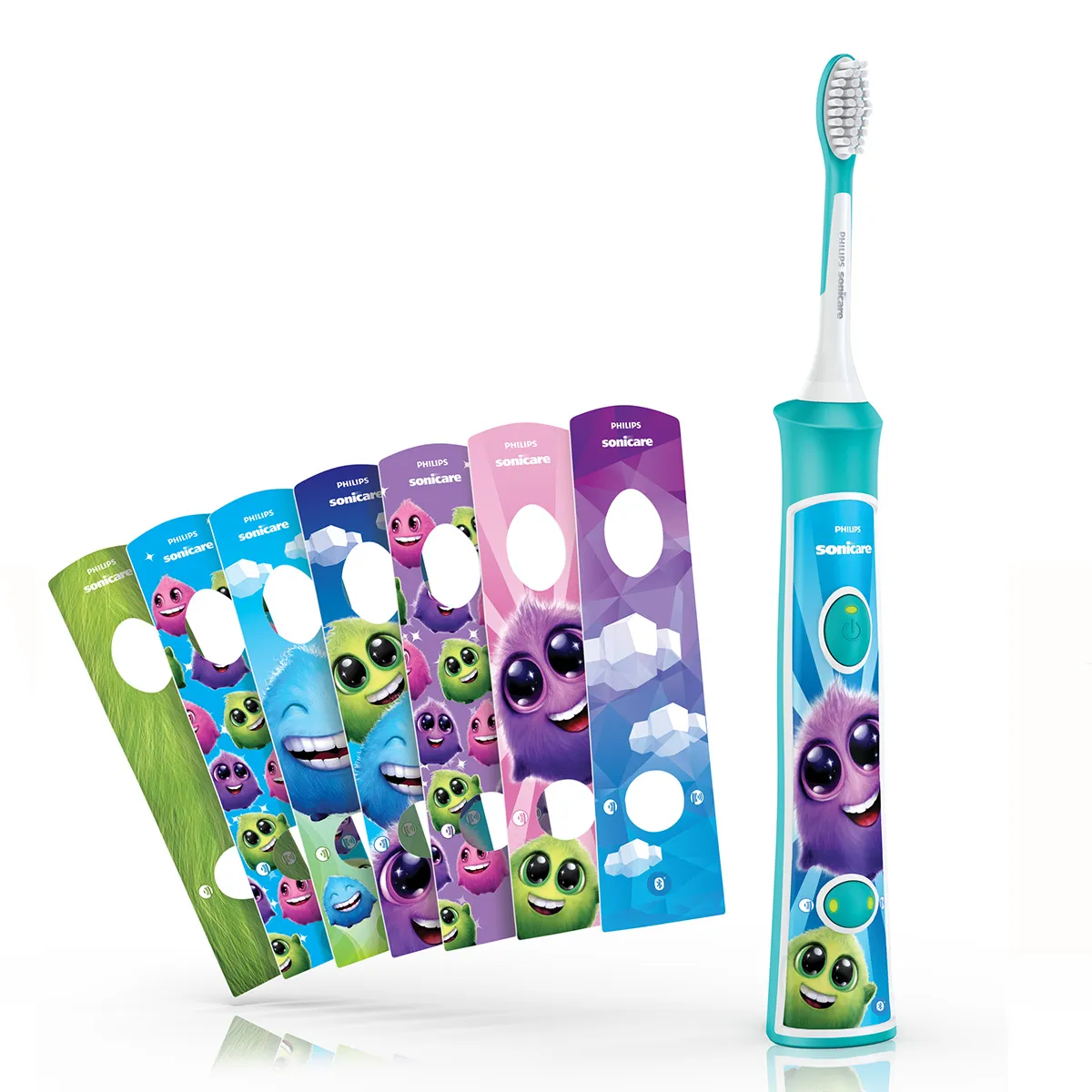 Philips Sonicare for Kids HX6322/04, modrá 1×1 ks, sonická zubná kefka pre deti