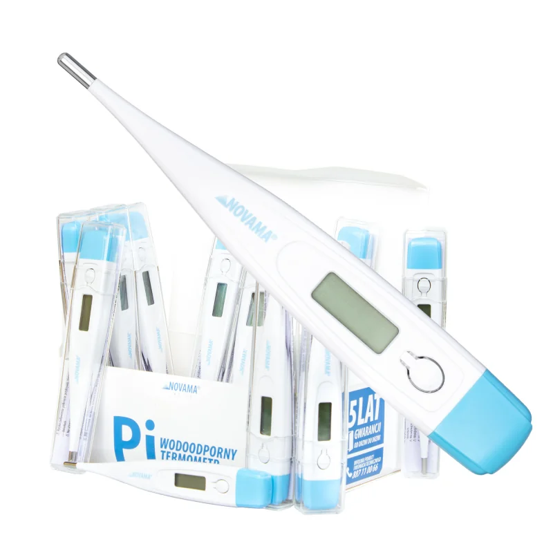 NOVAMA White Pi vodotesný digitálny teplomer, 12 ks