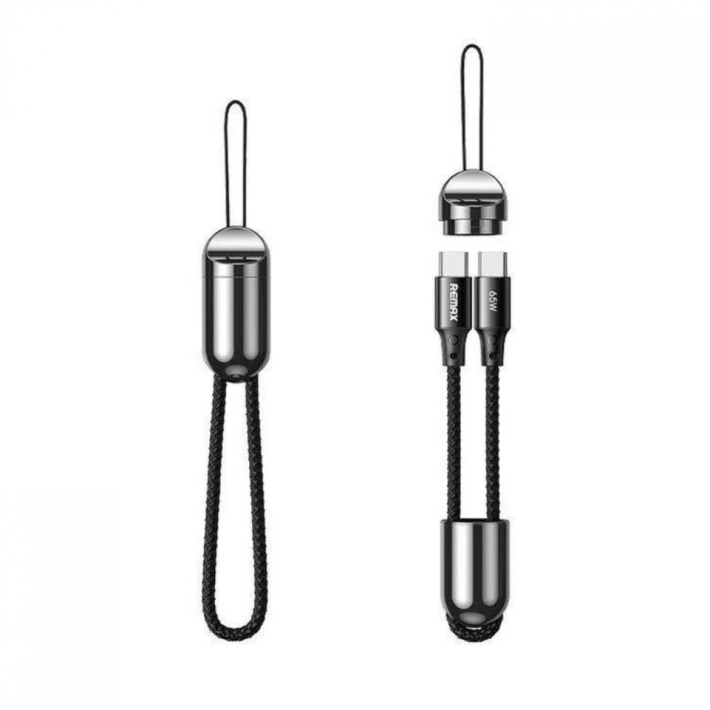 USB-C na USB-C Kábel 65W - Čierna