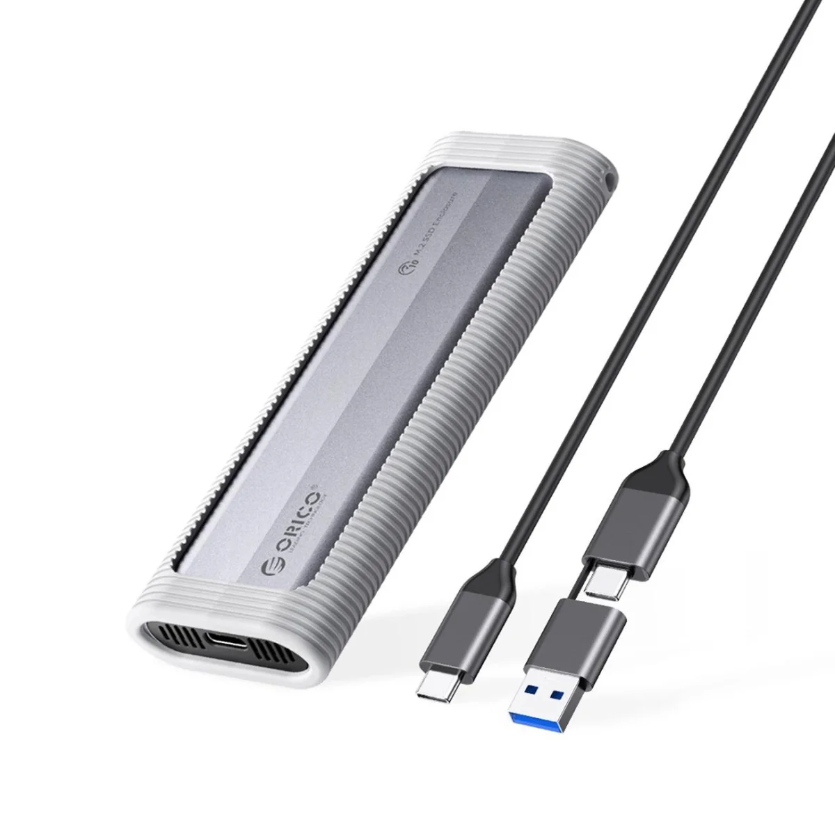 Orico AXM2-G2 externý box pre M.2 NVME USB-C, šedý