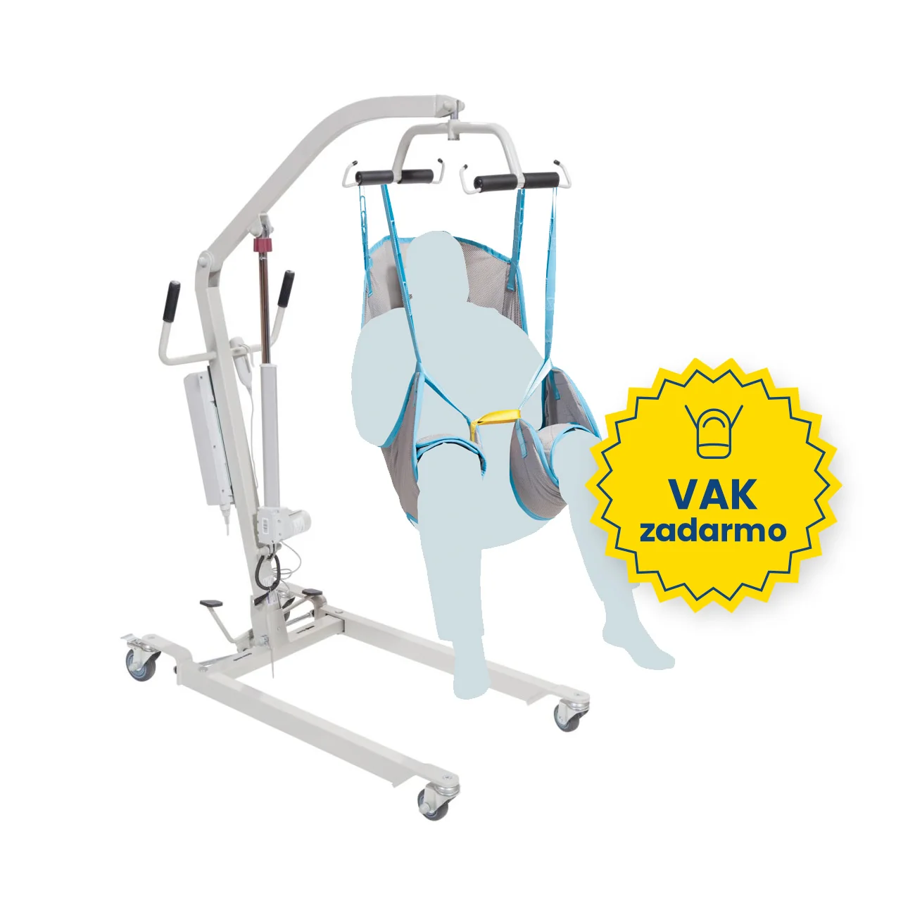 Elektrický zdvihák ACHILLEAS nosnosť 150kg + vak zadarmo!