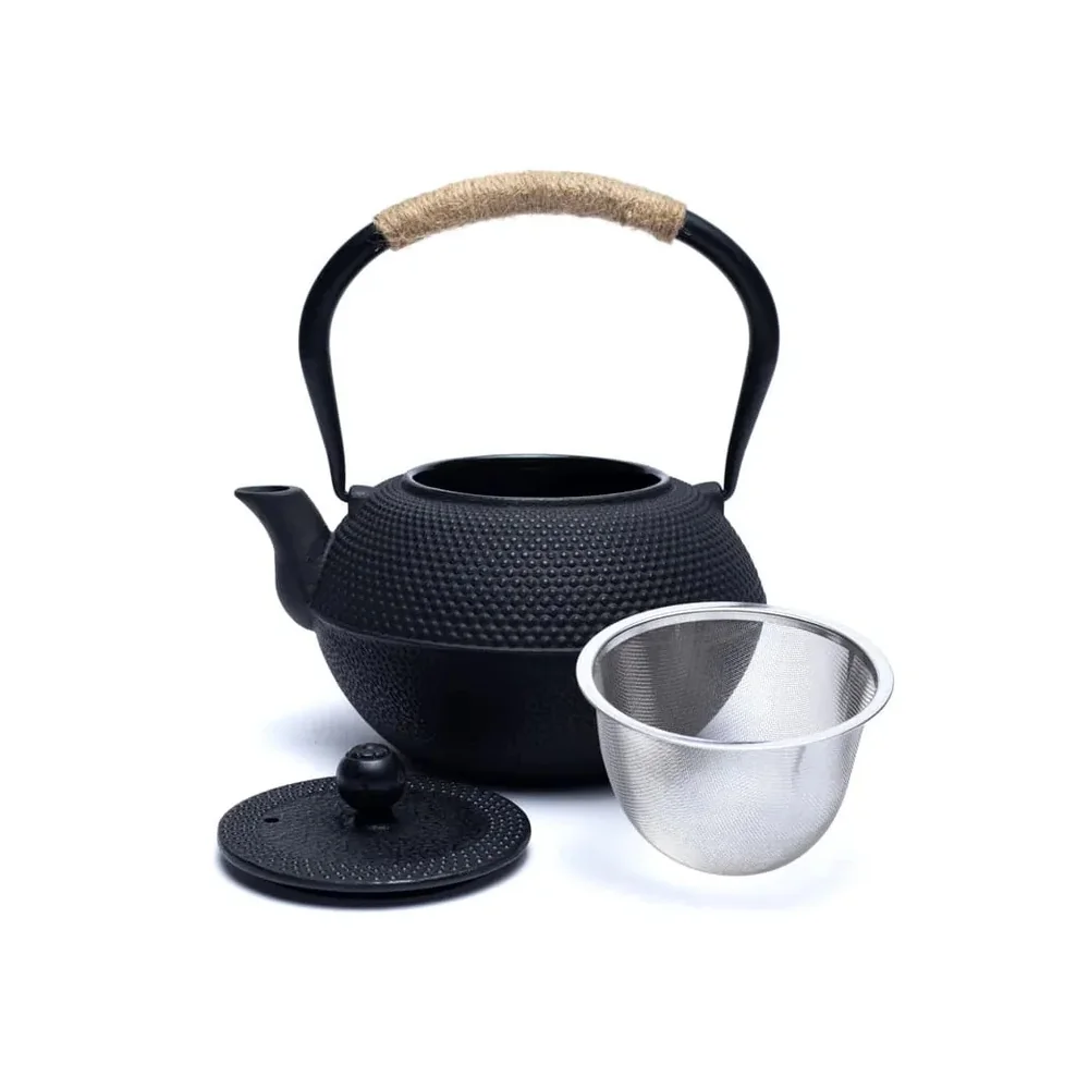 Tetsukyusu liatinový čajník čierny 1,2l