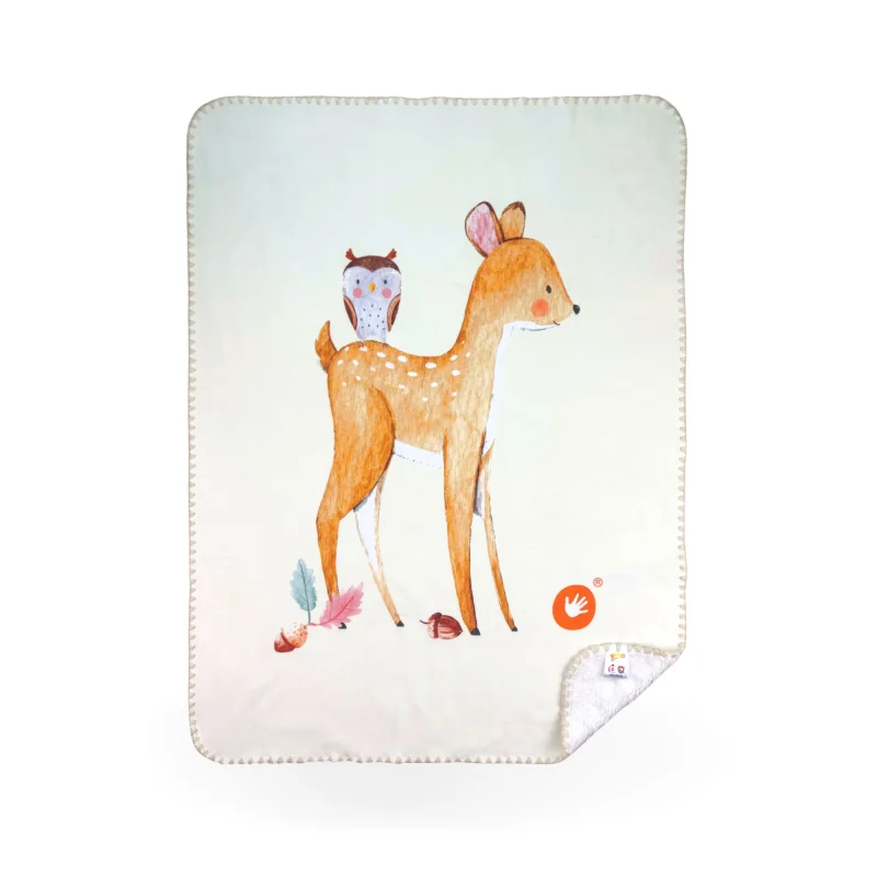 XKKO LUX Španielska detská deka - Deer, 75x100