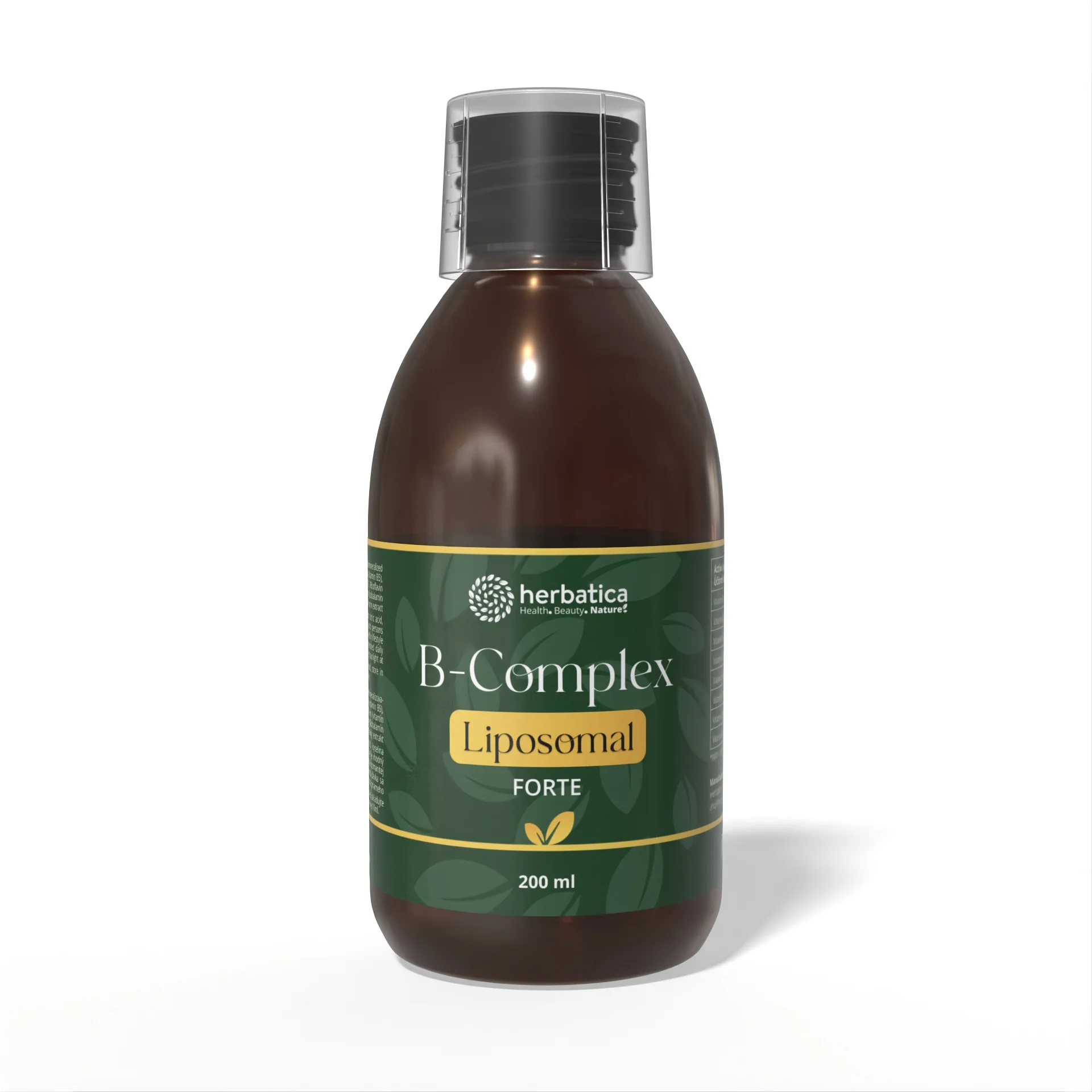 Lipozomálny extrakt B-Komplex Forte - 200 ml - Herbatica