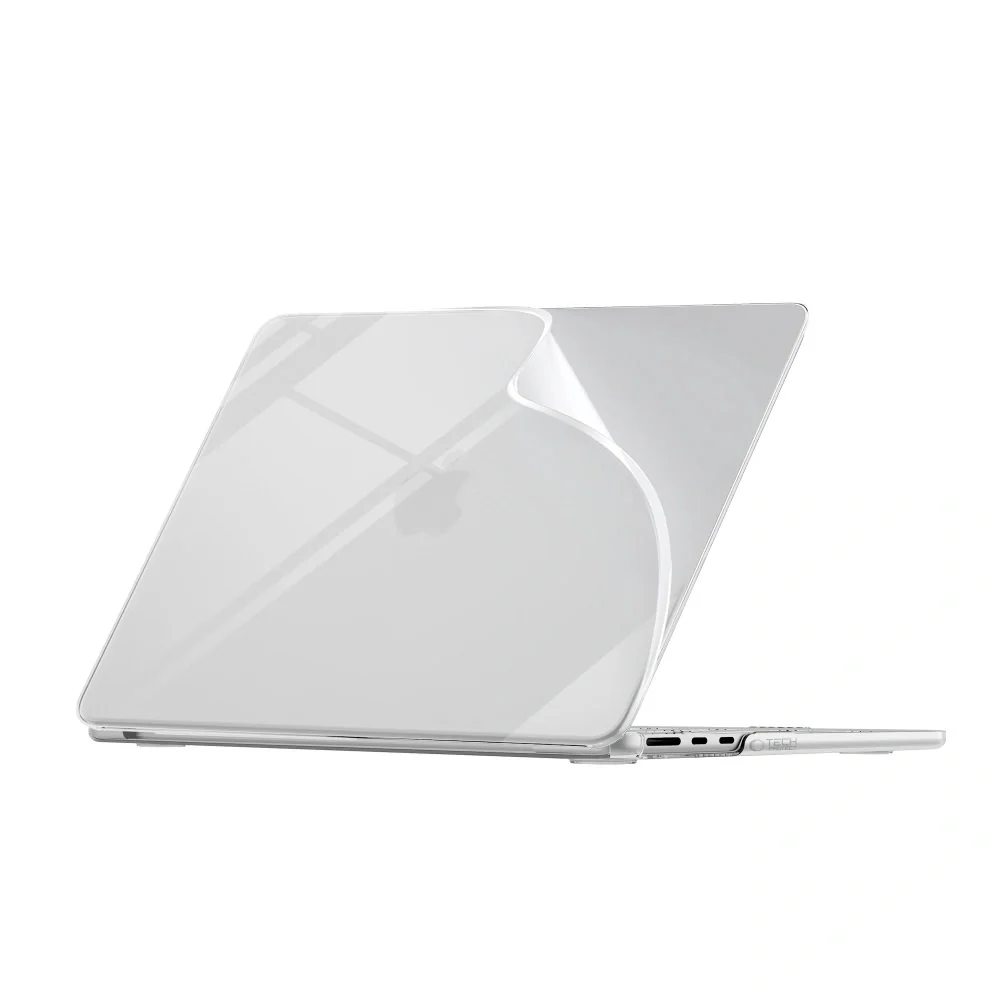 Tech-Protect Softshell kryt na MacBook Air 15'' M2-M5 2023-2026, priesvitný vitný