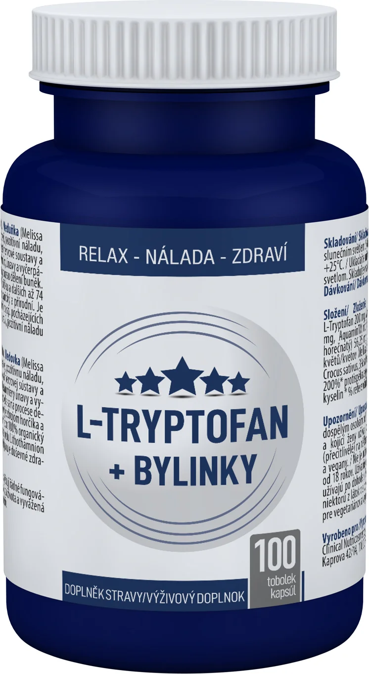 L-Tryptofan + bylinky 100 tbl