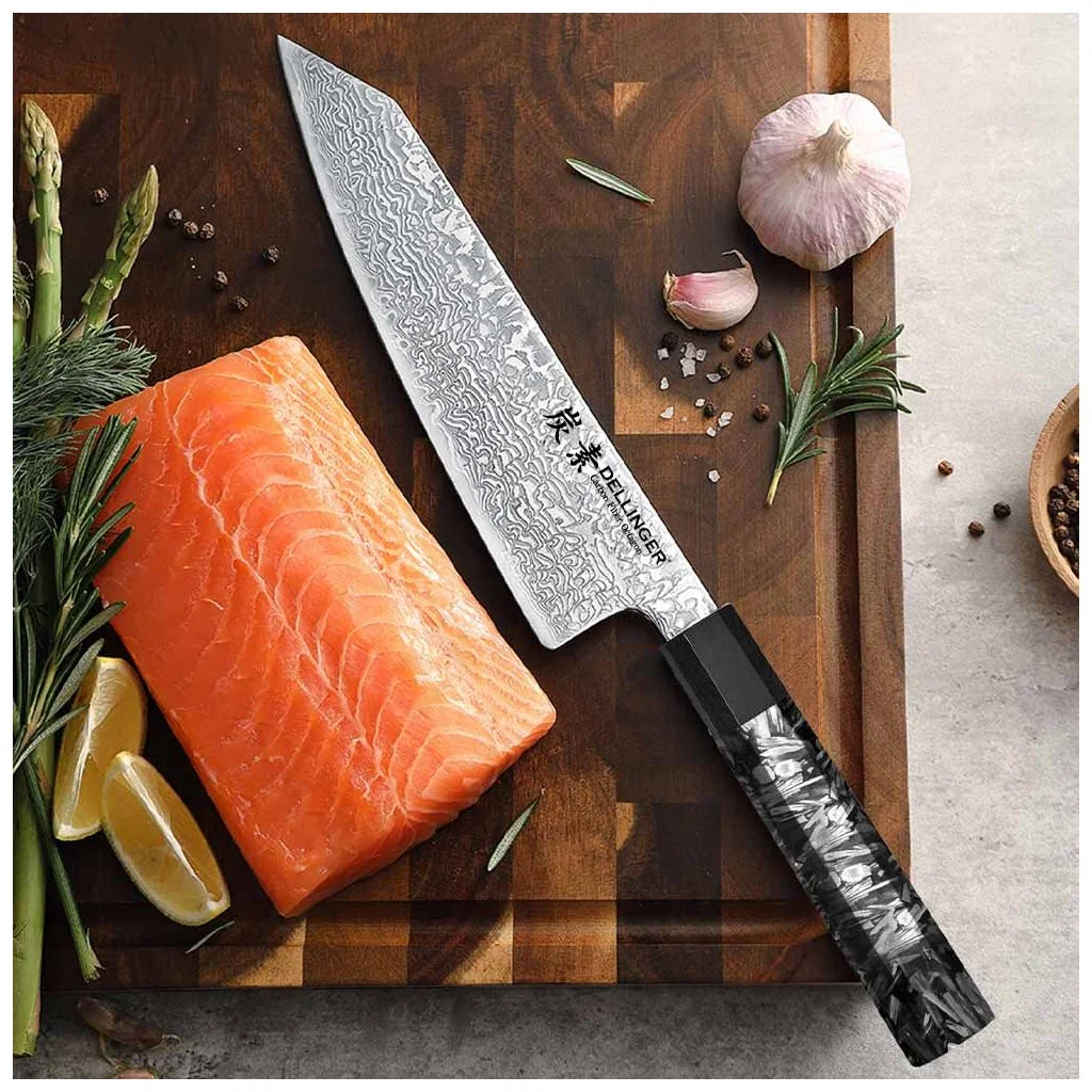 Nôž Dellinger Chef/Kiritsuke 215 mm Carbon Fiber Octagon®