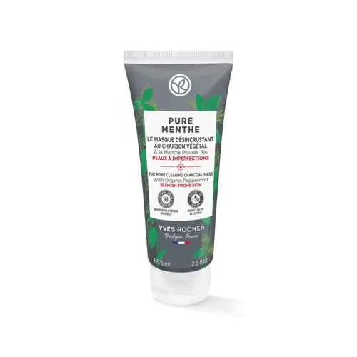 Yves Rocher Pm Cistiaca Maska S Aktiv Uhlim 1×75 ml, čistiaca maska s aktívnym uhlím na pleť